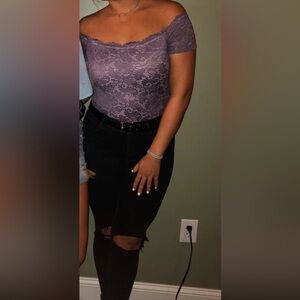 Windsor Purple Bodysuit